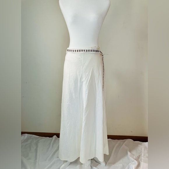 Vintage Old Navy linen & cotton maxi skirt 90s Y2K coastal - Picture 2 of 9